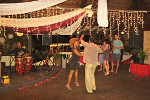 Dancing at Noche de BOHEMIA: Bajo Las Estrellas