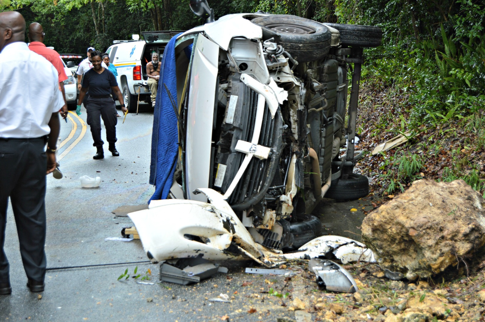 Elderly Woman Dies After Rock Slams Into Car On Rattan Hill