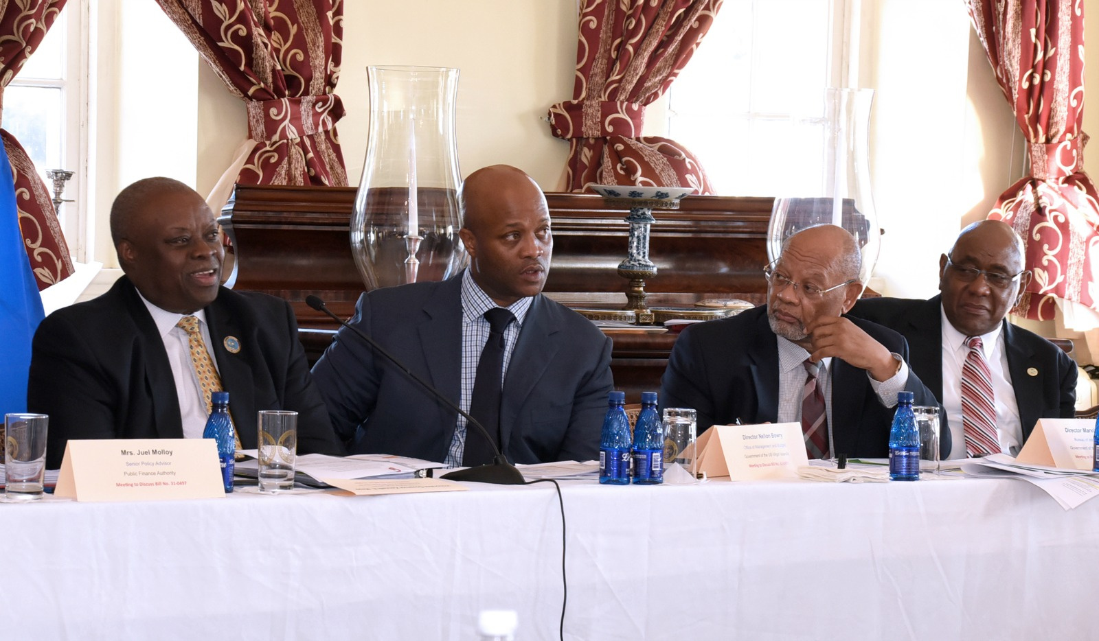 Mapp, Senators And Private Sector Officials Meet To Discuss Administration's Five-Year Economic Plan