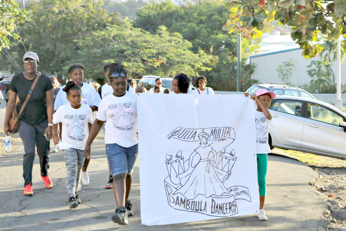 Muller Bamboula Dancers Walk For Freedom On MLK Day