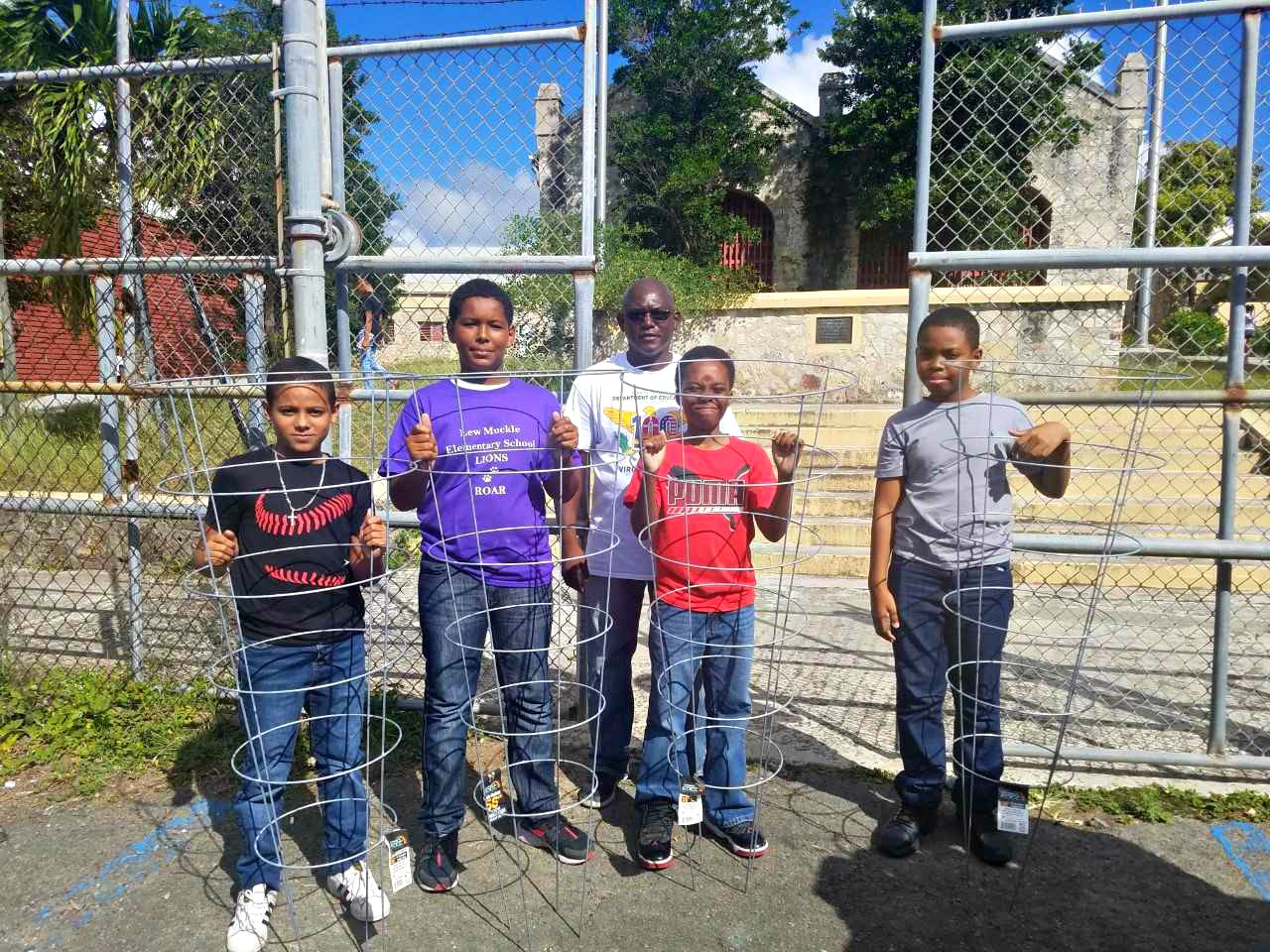 St. Croix Agriculture Program Receives Donation Of 40 Tomato Cages