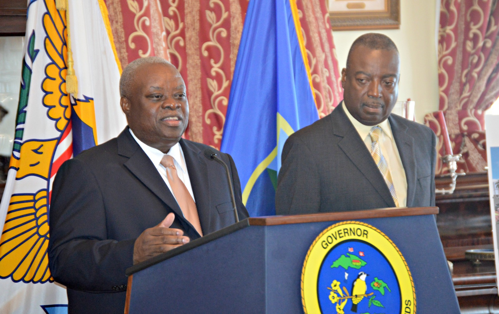 Watch: At Press Conference, Mapp Announces Minimum Wage And Base Pay Increases Across Government