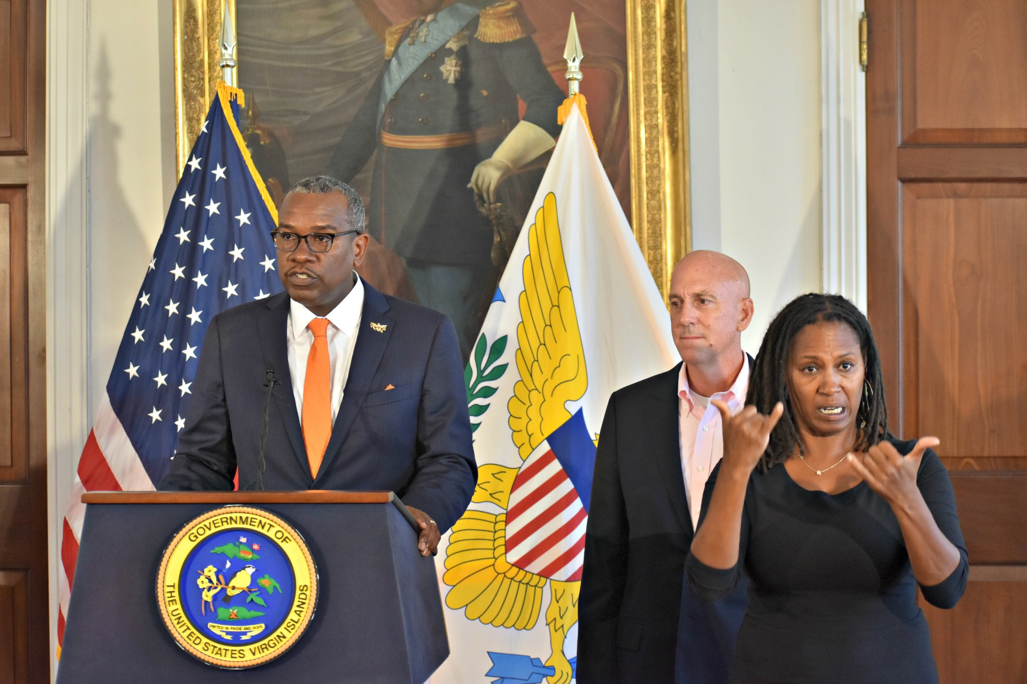 Watch Now: Governor Bryan Holds T.D. Karen Press Briefing