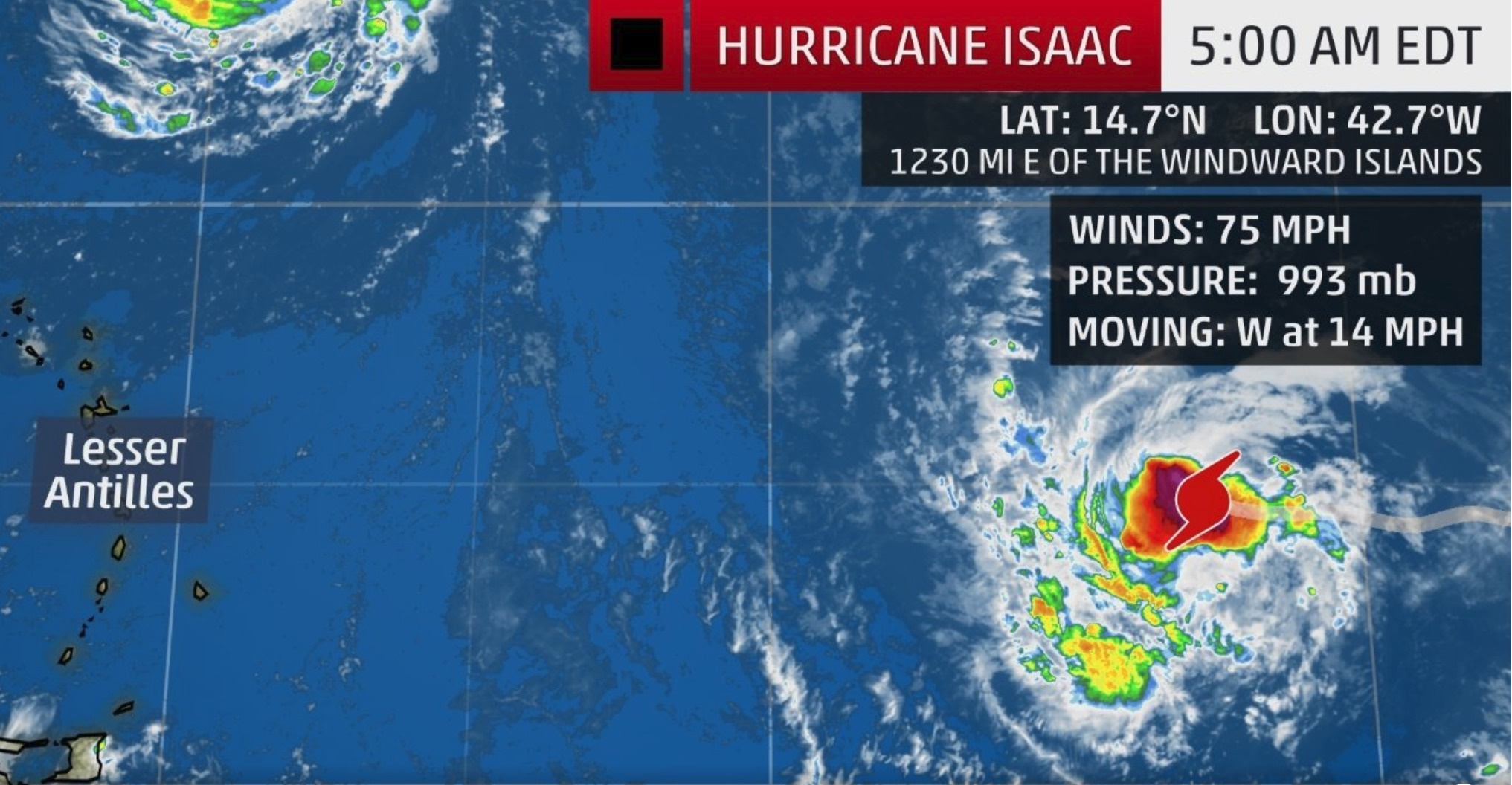 Isaac Is Now A Hurricane; Helene Gains Strength