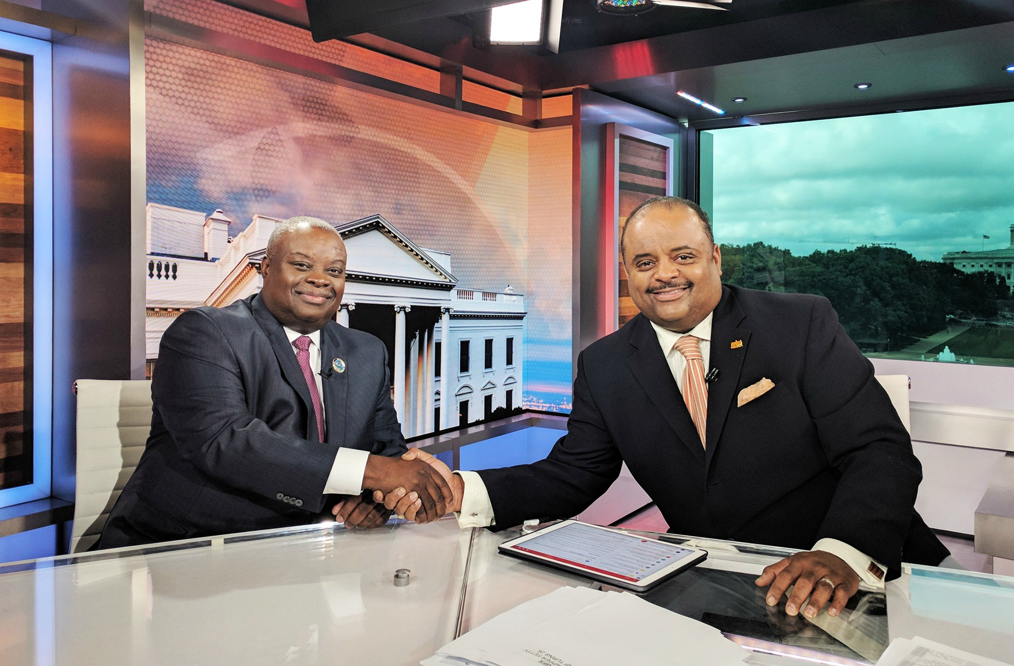 Mapp Promotes Territory As 'Exciting' Destination On National TV With Roland Martin