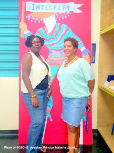 From left to right: Danica David and Sayeeda Carter.