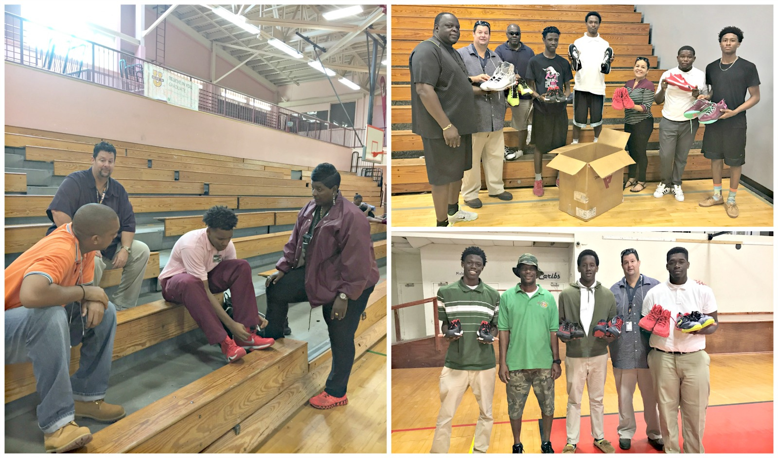 Student-Athletes Receive Sneaker Donation From Atlanta Hawks And Gemini Foundation