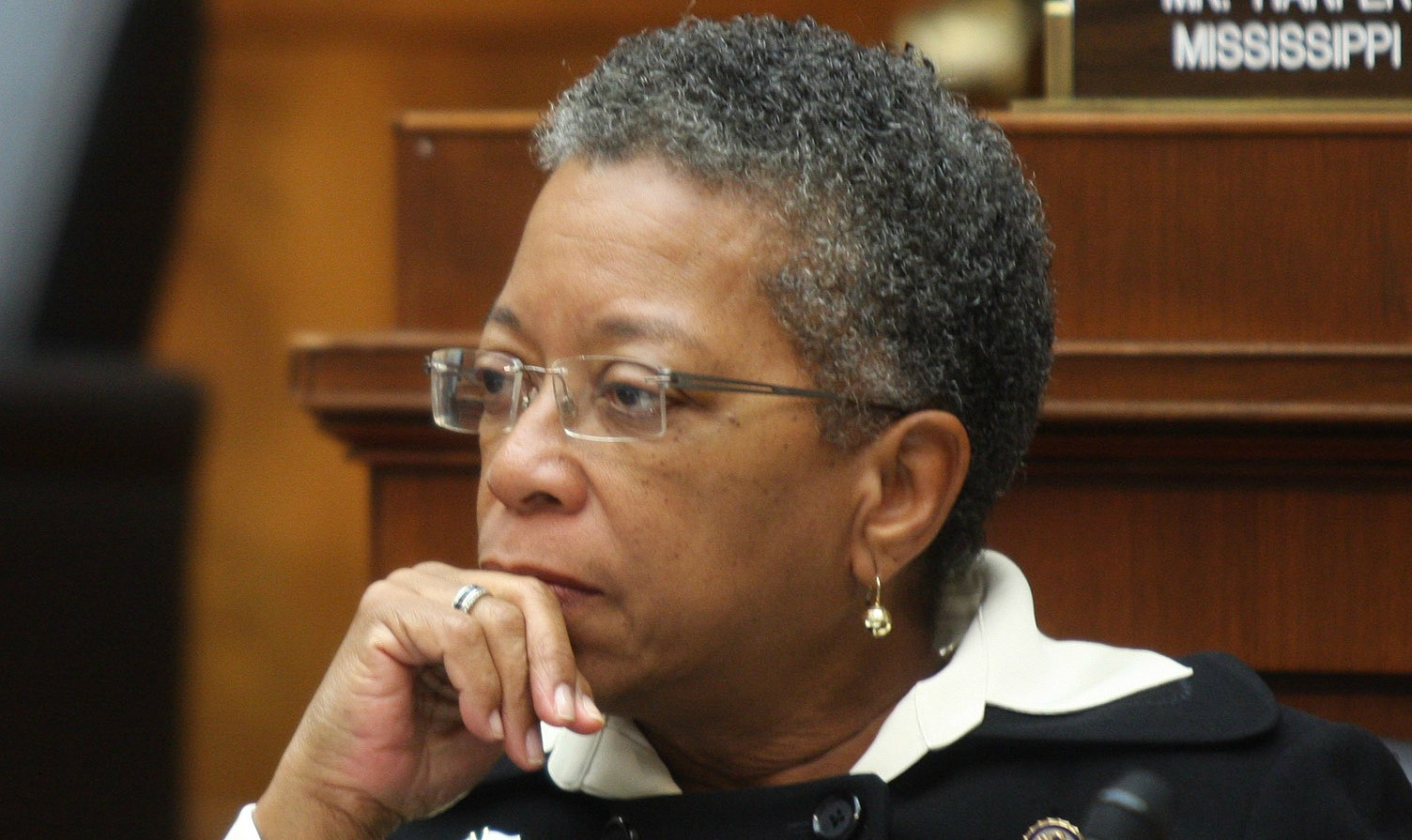 Del Donna Christensen attends a hearing of the Energy and Commerce Committee on March 1, 2011 on Capitol Hill in Washington. (Lauren Victoria Burke/WDCPIX.COM)