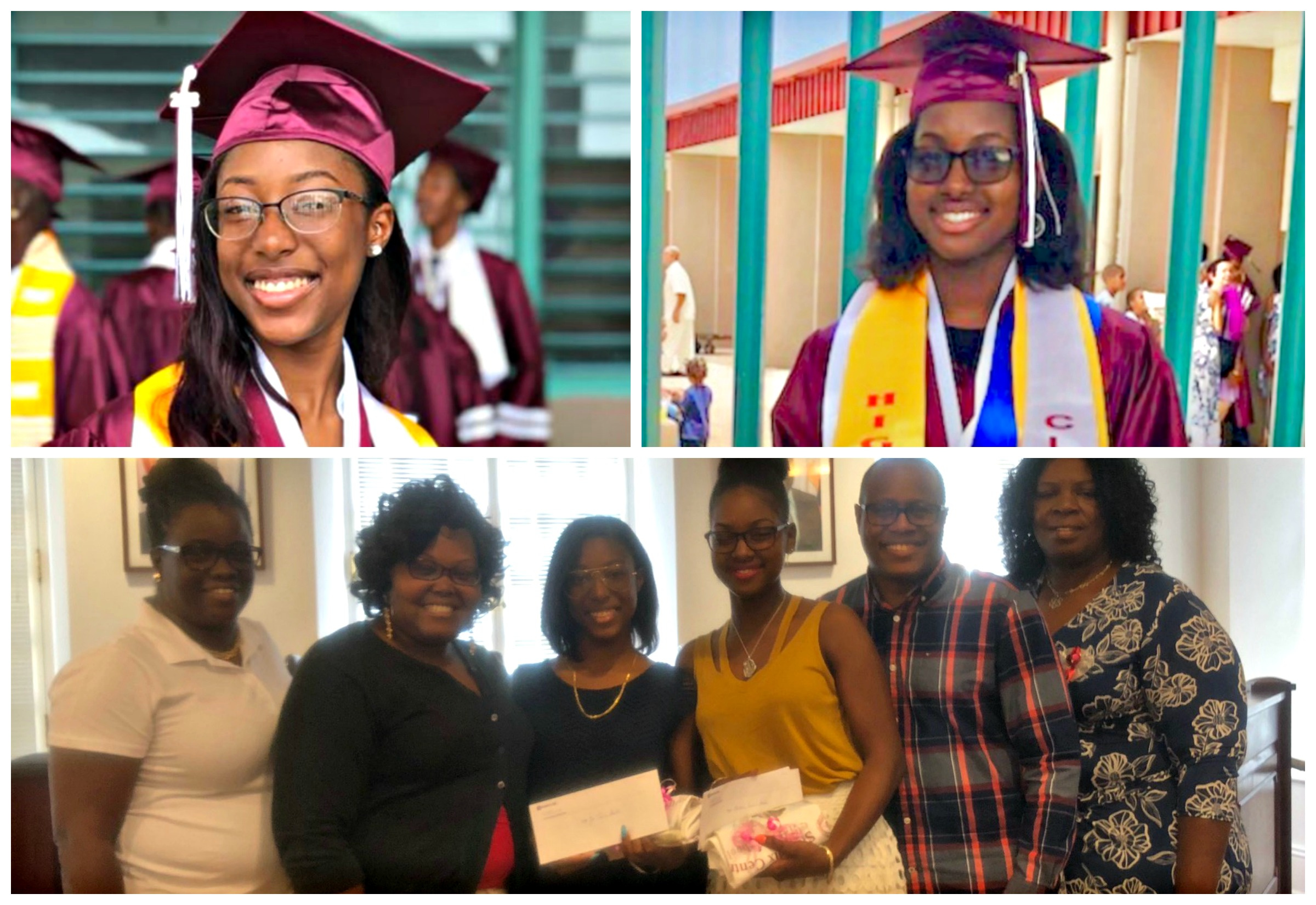 Dahlia Fabio And Je t’aime Steele Are Recipients Of $4,640 Scholarship From CHS Class Of '93