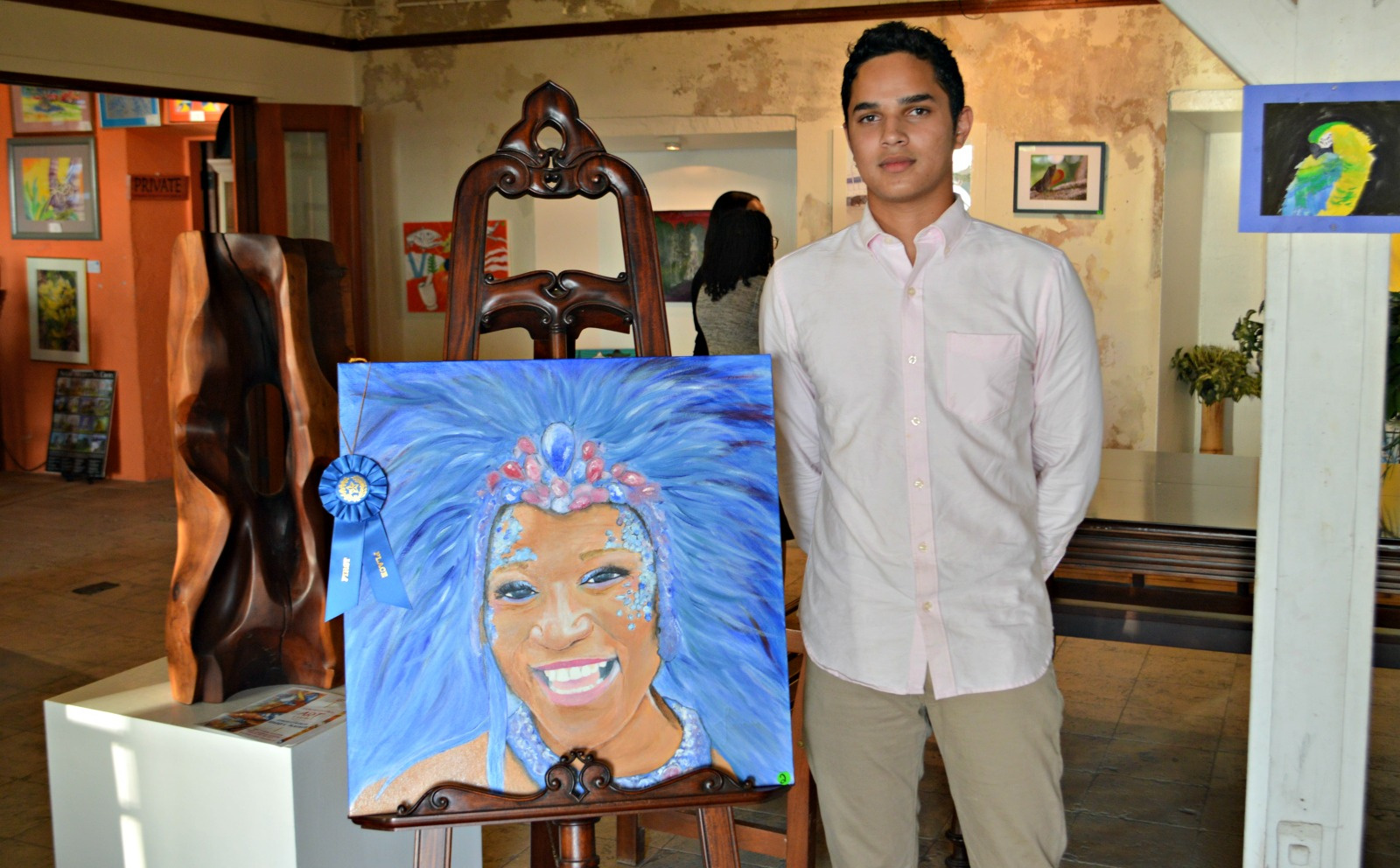 Julian Bishop Wins USVI Congressional Art Competition