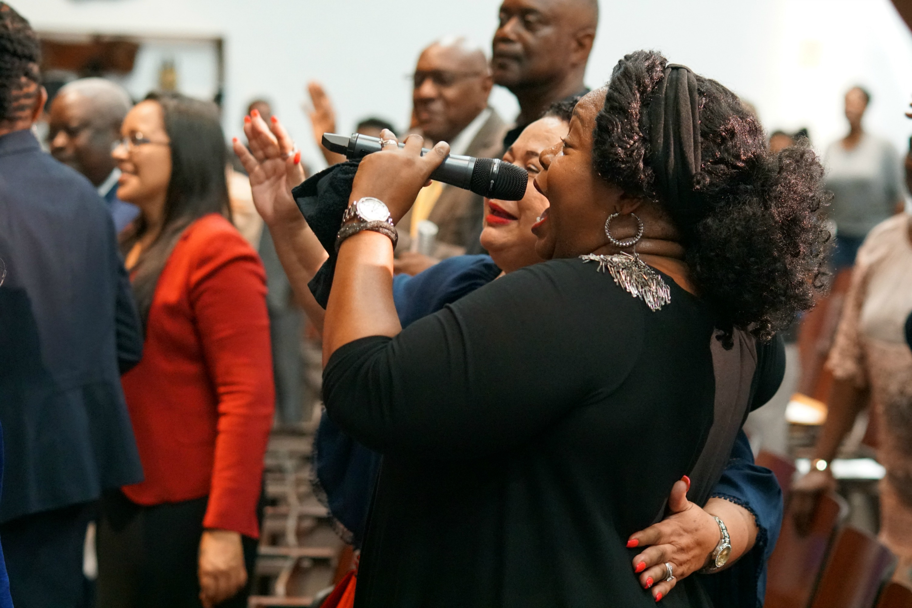 Chevelle Franklyn And Other Groups Lift Praises To The Heavens During Irma And Maria Anniversary Thanksgiving Event On St. Croix