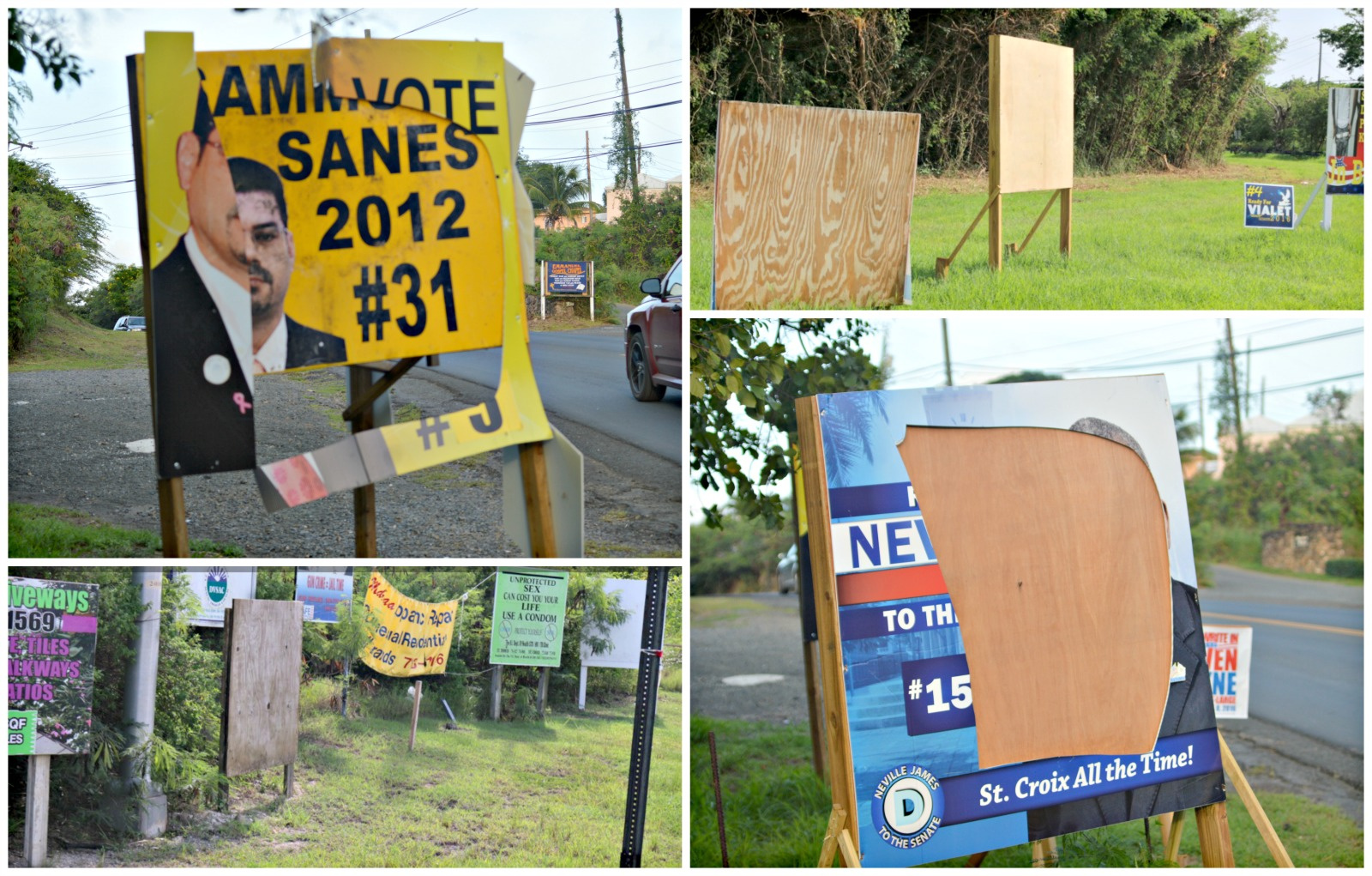 VIPD Warns Against Vandalism Of Political Signs