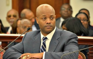 Valdamier Collens is being paid $125,000 annually &ndash; a $28,000 increase over his predecessor, Angel Dawson. At $125,000, Collens makes the same salary as Lt. Governor Osbert Potter.