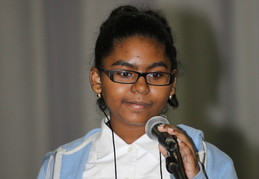 John H. Woodson's Makayla Todman Becomes Two-Time Territorial Spelling Bee Champ