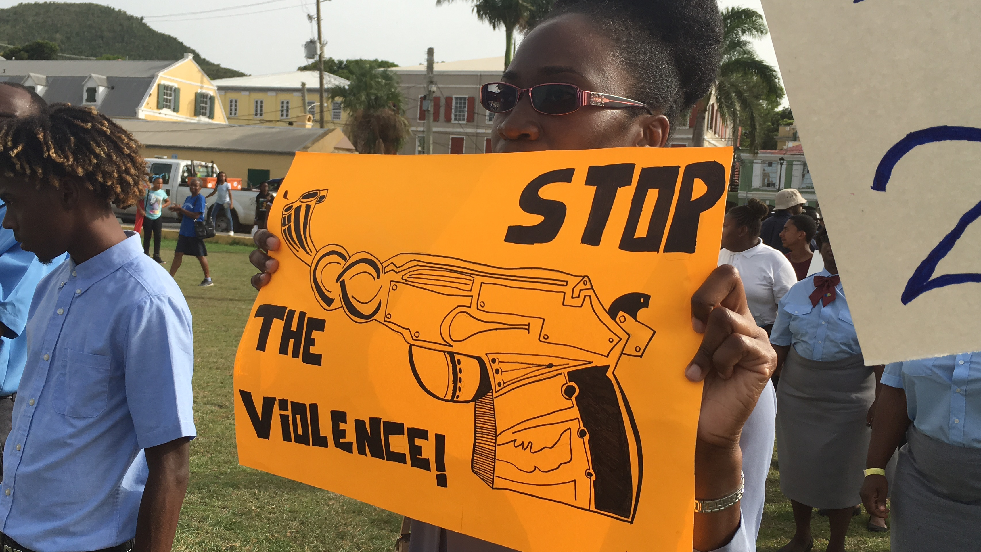 Watch: Seventh-Day Adventist Youth March Through Christiansted In Stand Against Drugs, Violence And Abuse