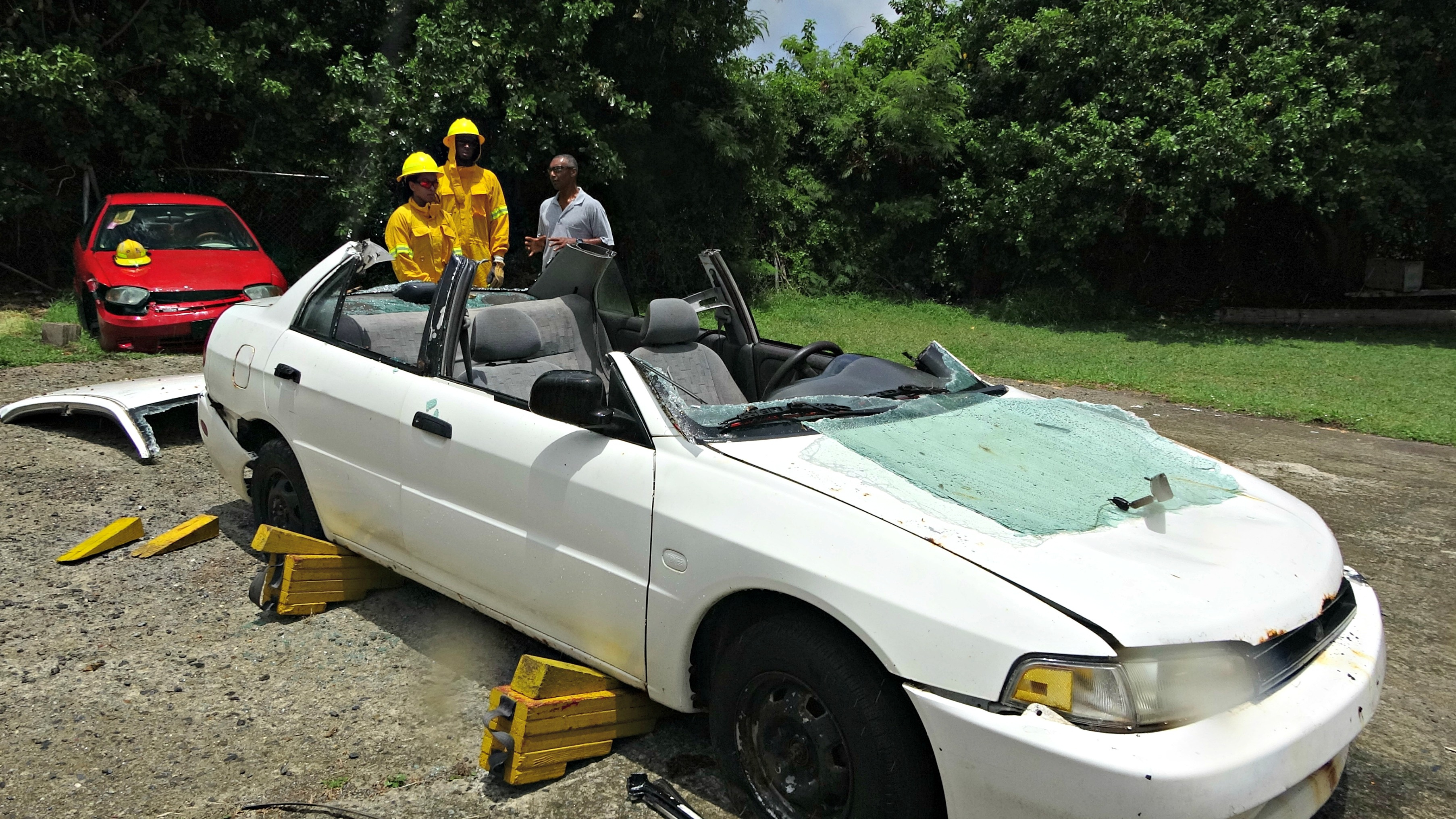 Watch: St. Croix Rescue, V.I. Fire Service Perform Mock Extrication