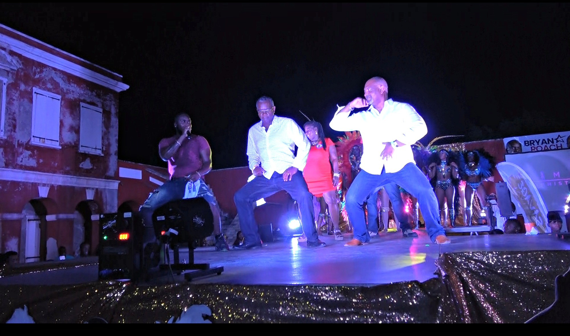 Watch: Candidates Vying For Elected Office Show Off Their Waistline Skills At 'Festival of the Bands' Event