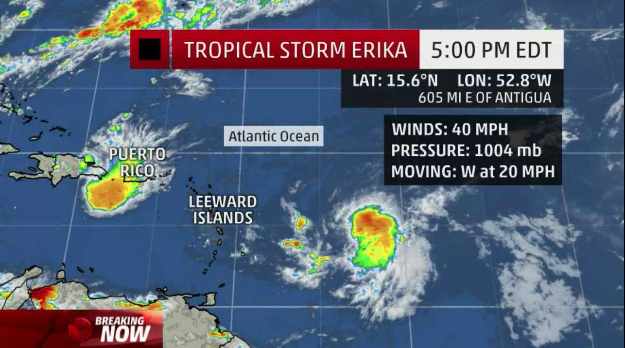 Erika's Impact Will Be Felt Starting Thursday Morning; Mapp Calls Press Conference