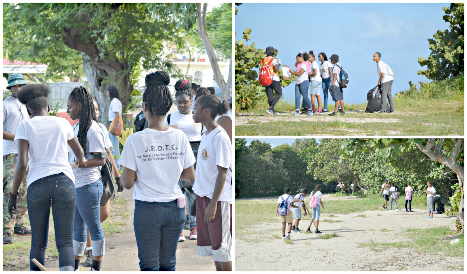 C.H.S. J.R.O.T.C. Students Continue Decadeslong Tradition Of Frederiskted Beach Cleanup