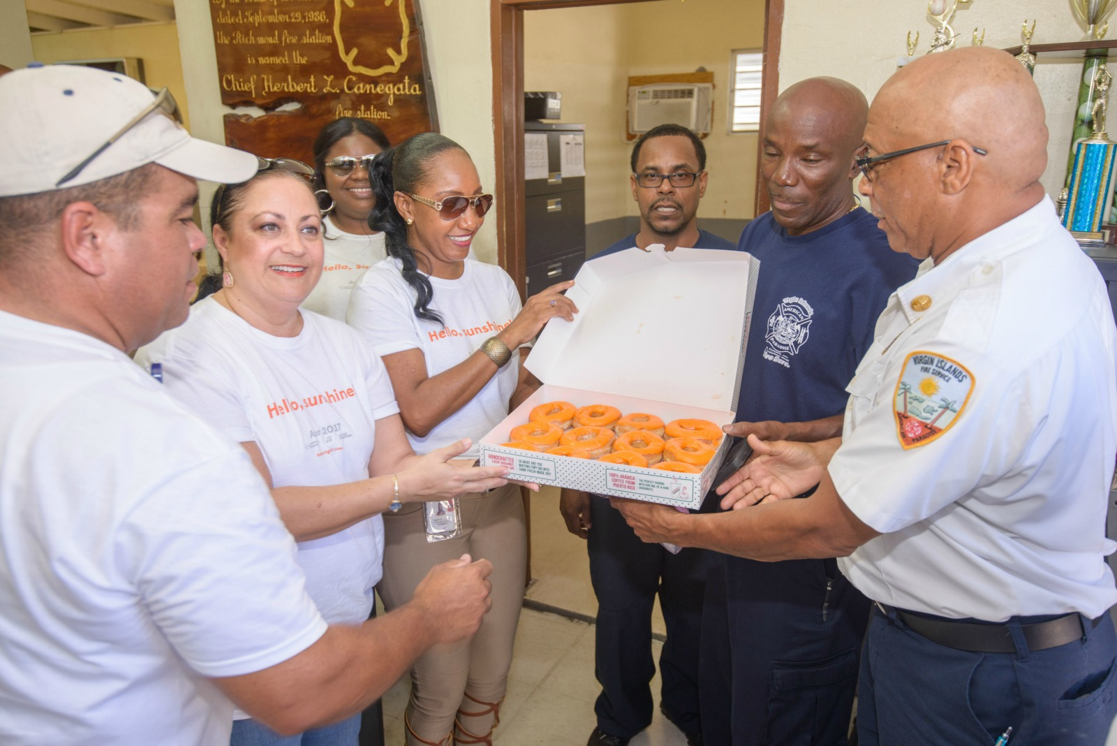 Innovative-Choice Surprises USVI With Delivery Of 9,000 Krispy Kreme Doughnuts In Preparation Of Rebranding Announcement