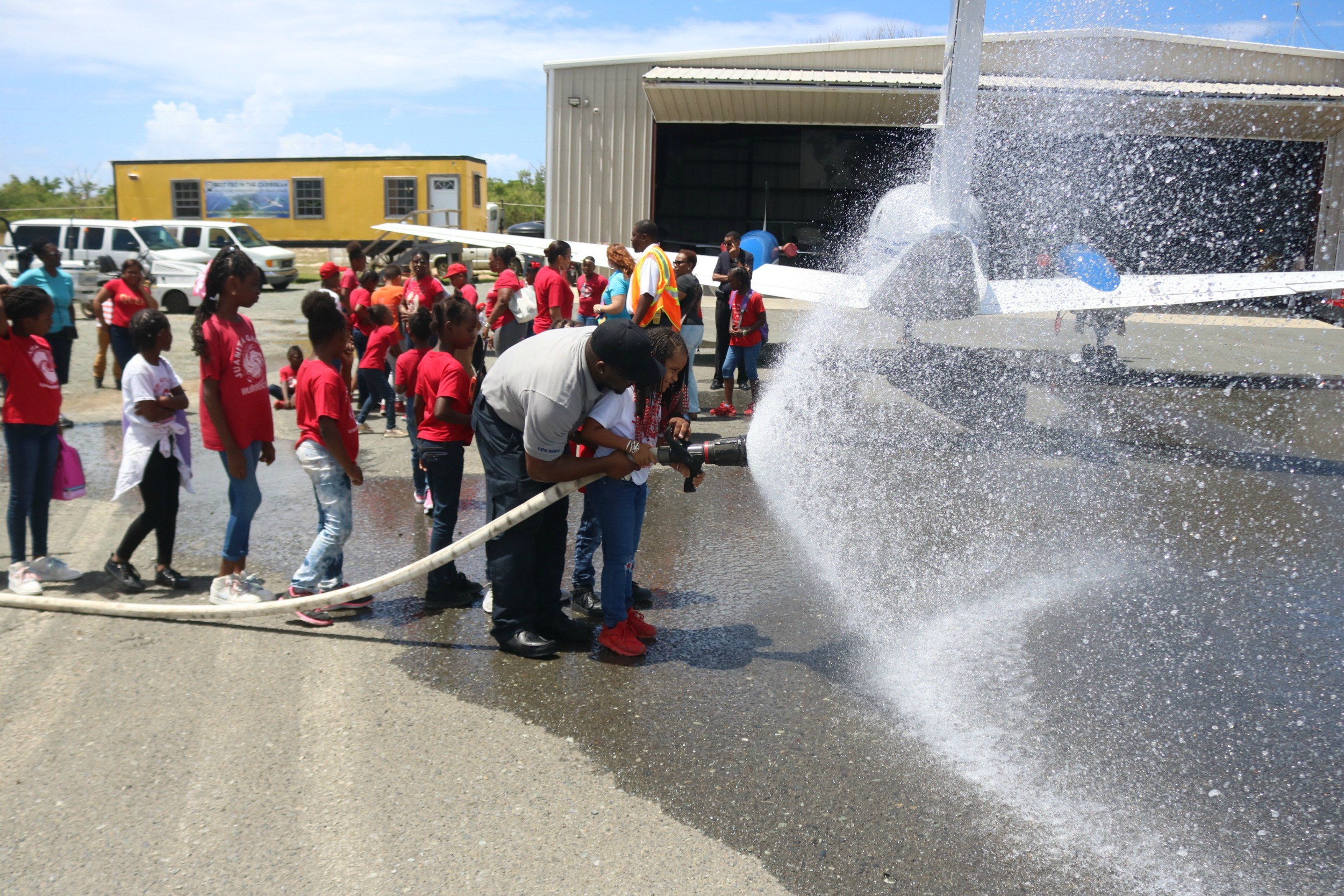 Campers At Juanita Gardine Visit Bohlke International Airways As Part Of STEAM Education Summer Enrichment Camp