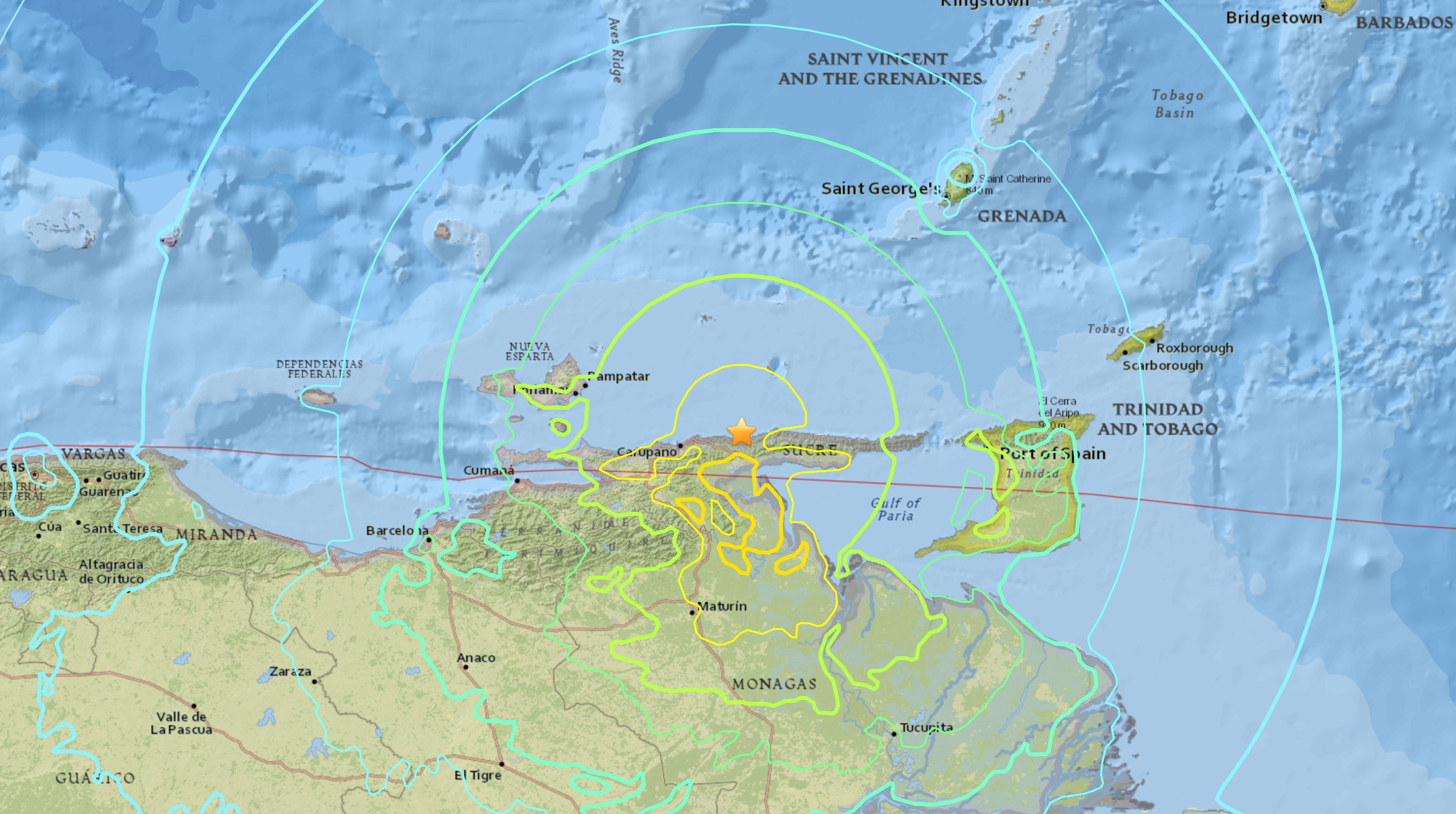 Watch: Trinidad, Grenada And Venezuela Struck By 7.3 Magnitude Earthquake