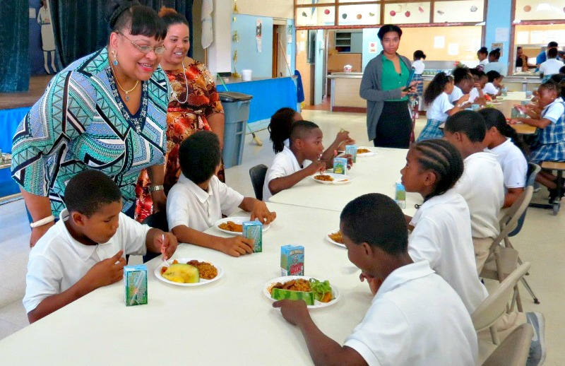 Farm To School Month Opens In Territory With Claude O. Markoe Melonmania