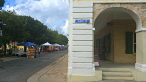 Market Street, Frederiksted signage