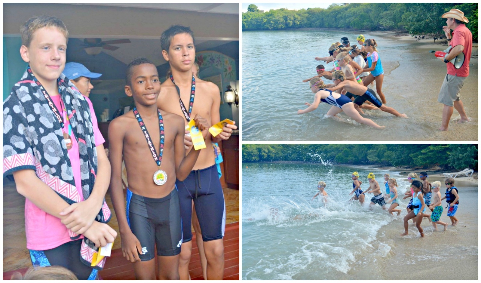 Fifty-Three Youngsters Participate In V.I. Triathlon Federation's Succotash Splash 'N Drumstick Dash