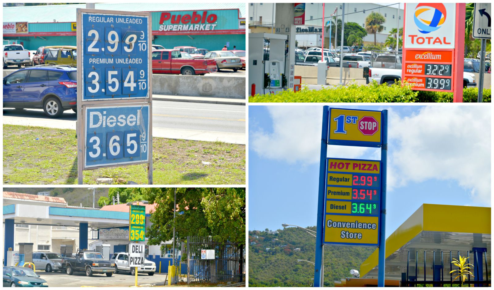 Gas Prices On St. Thomas Continue To Drop While St. Croix Stays Steady At $3.39