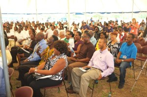 Officials in attendance at UVI's Man Up Conference 2015