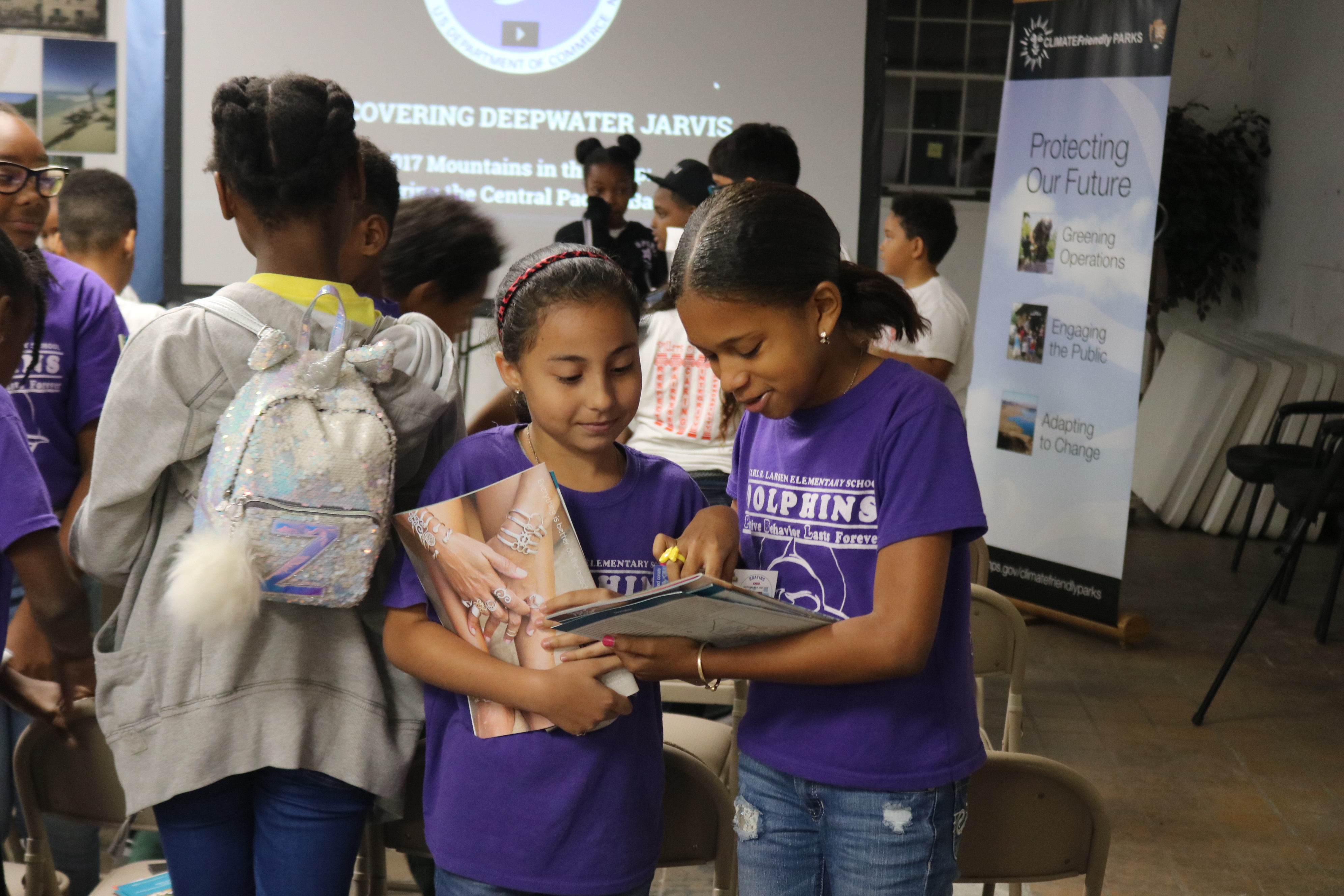 Elementary Students Visit National Historic Site For Marine Exploration Presentation