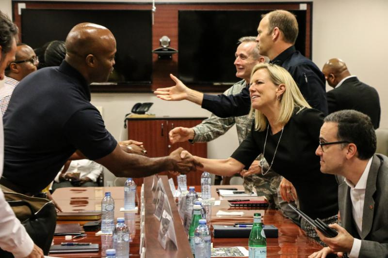 Homeland Security Secretary Kirstjen Nielsen Visits St. Croix