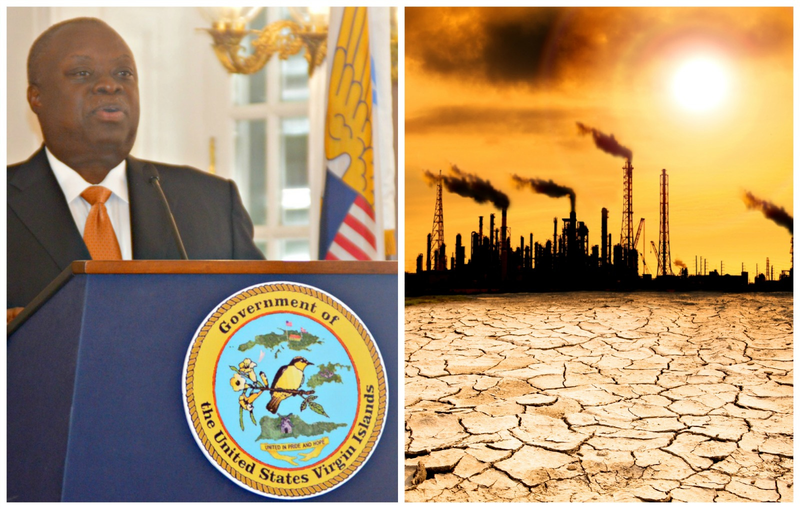Mapp Signs Executive Order Aimed At Fighting Climate Change In Territory
