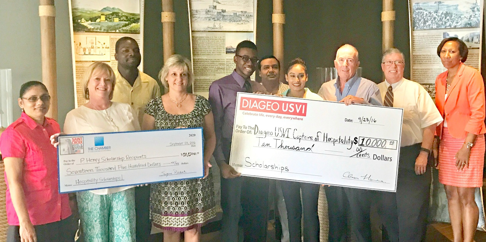 STX Hotel And Tourism Association, Chamber Of Commerce And Diageo USVI Award $17,500 In Scholarships