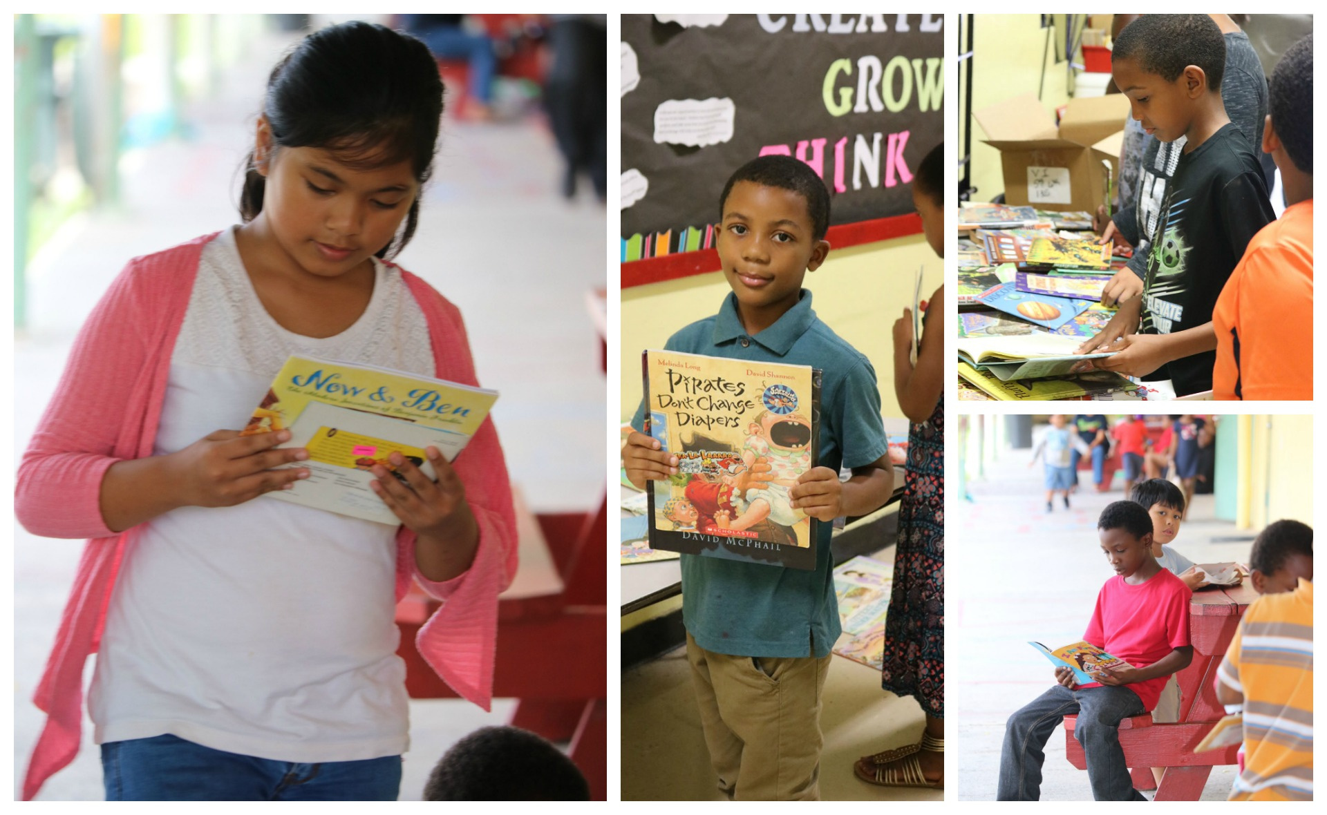 In Support Of Governor's Summer Reading Challenge, Students Participate In Book Swap Event