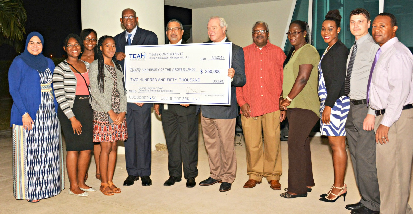 UVI Receives $250,000 In Donation Pledges For Scholarships