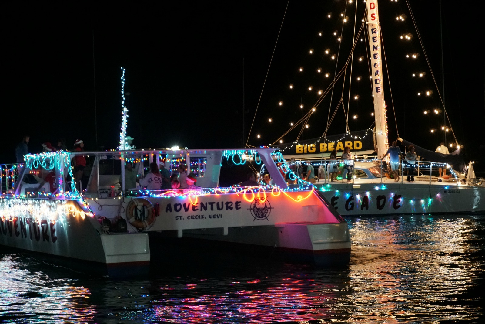 'One Of The Bigger Ones': Over 7,000 Amass Waterfront For 20th Annual Christmas Boat Parade And Fireworks