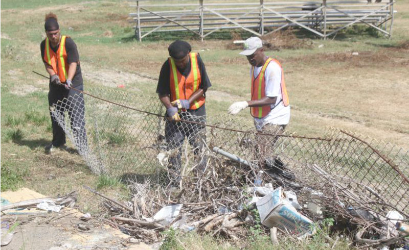 Community Helps Dept. Of Sports Parks And Recreation Repair And Restore USVI Recreation Areas