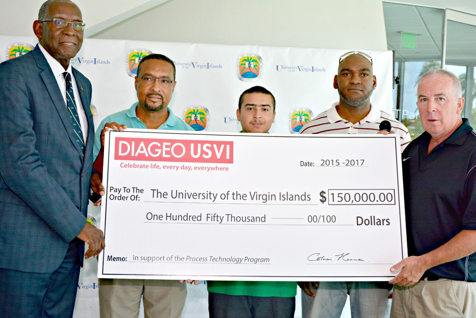 Diageo USVI Invests $150,000 In UVI Process Technology Program