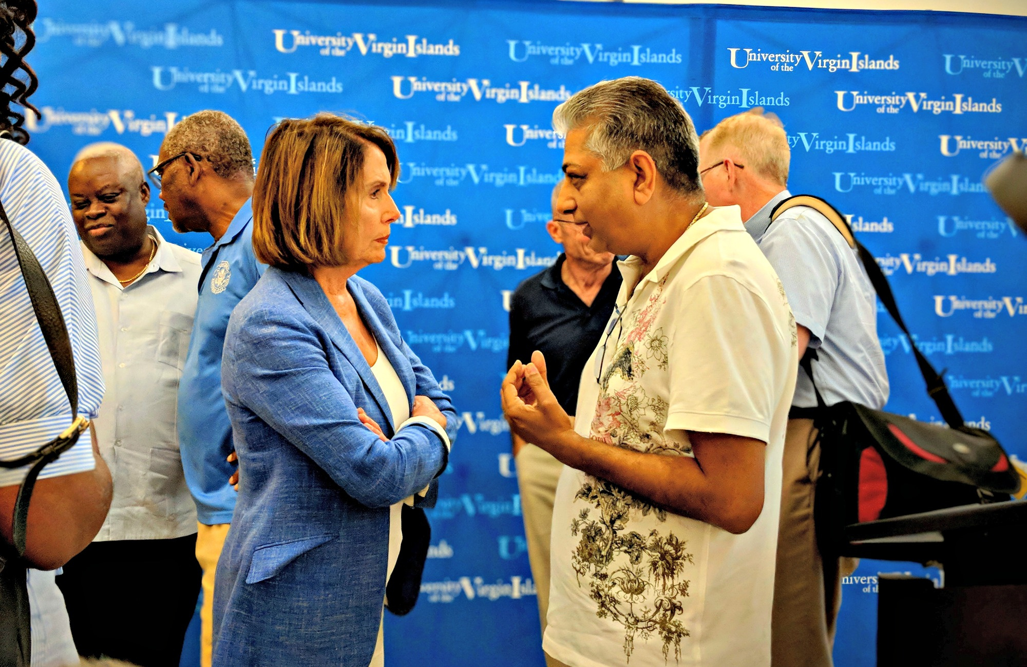 Watch: Nancy Pelosi Joins Plaskett In Hurricane-Related Trip To USVI, PR