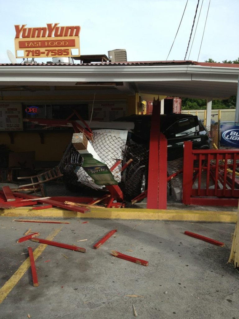 Freak Accident At Yum Yum