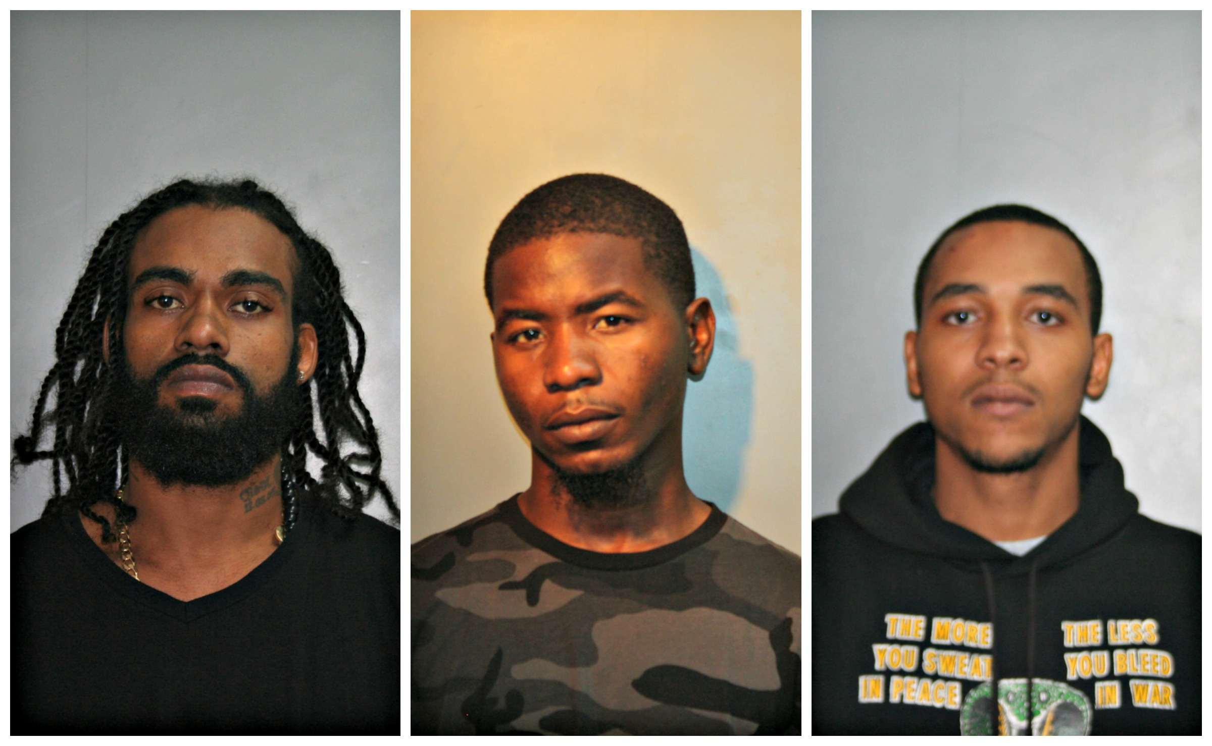 Police Arrest 3 Men After Finding Assault Rifle With Fully Loaded Round Of Ammunition In Living Room Of Home