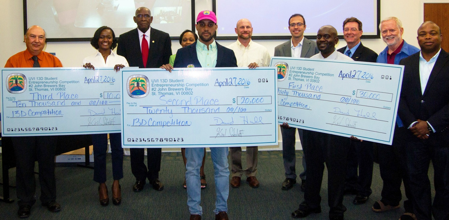UVI Student Entrepreneurs Win $60,000 In 13D Competition