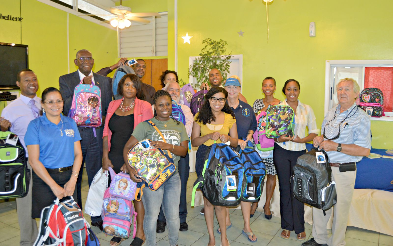 UVI’s 'Backpacks for Success' Project To Benefit Children At Queen Louise Home