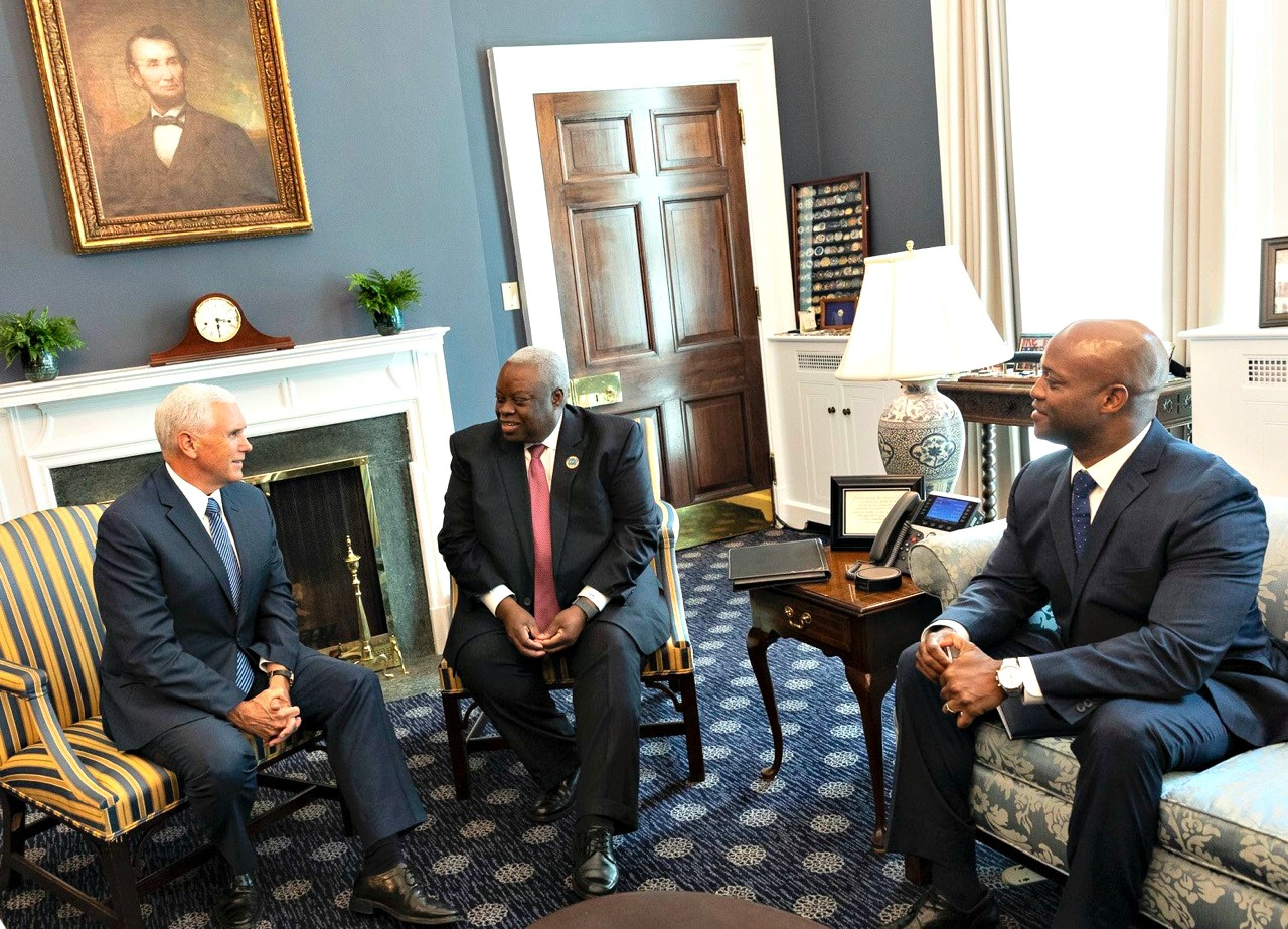 Mapp Meets With Vice President Pence, Requests Swift Release Of Approved Federal Funding