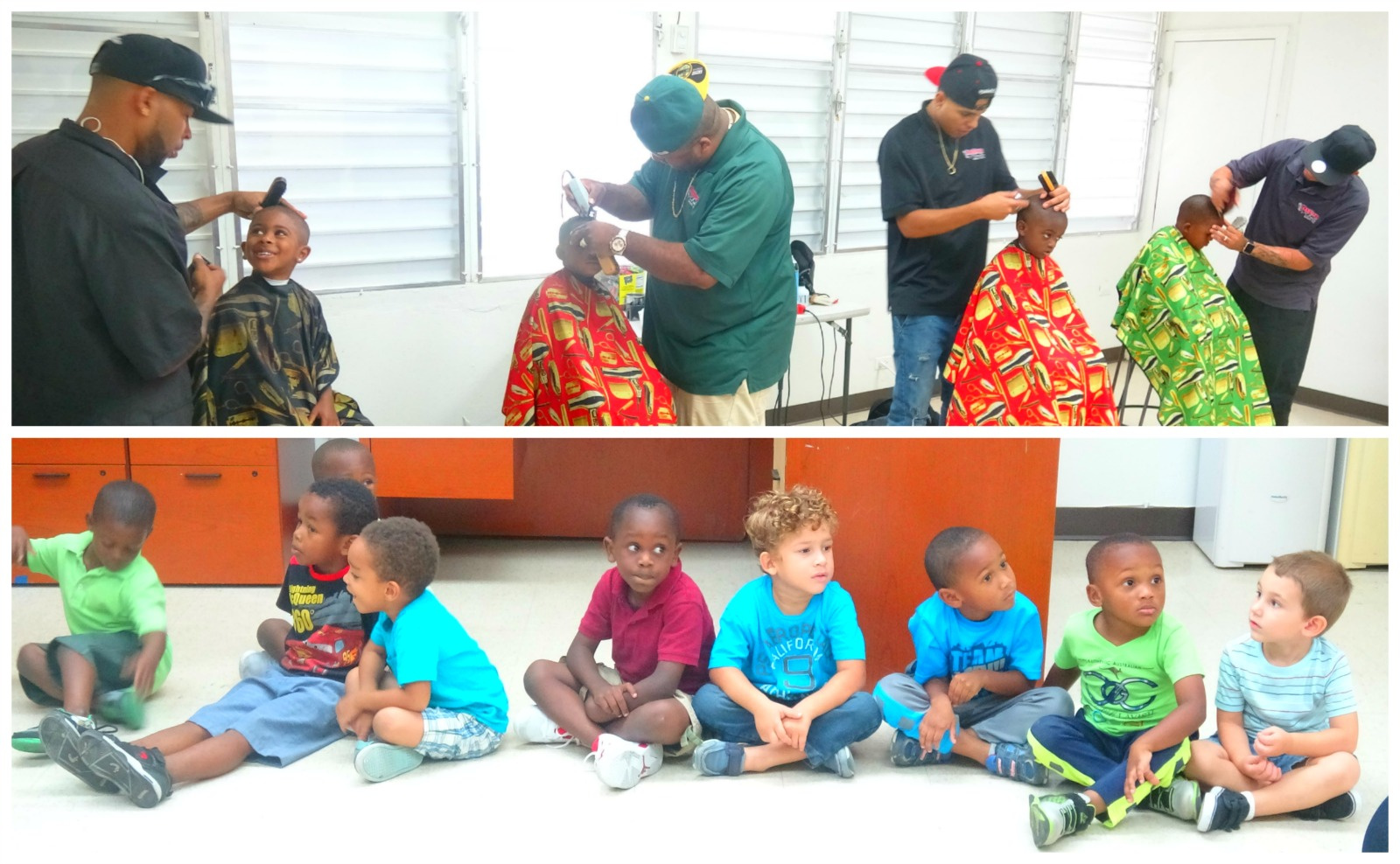 Watch: Karibbean Kuts Barbers Treat Head Start Children To Fresh Haircuts