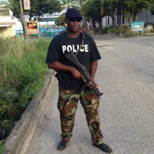 BVI Police Officer Harris Walters.