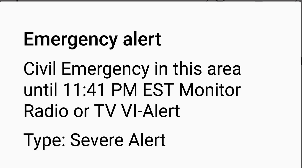 That Scary VI Alert You Received Earlier Today? It Was Not That Serious