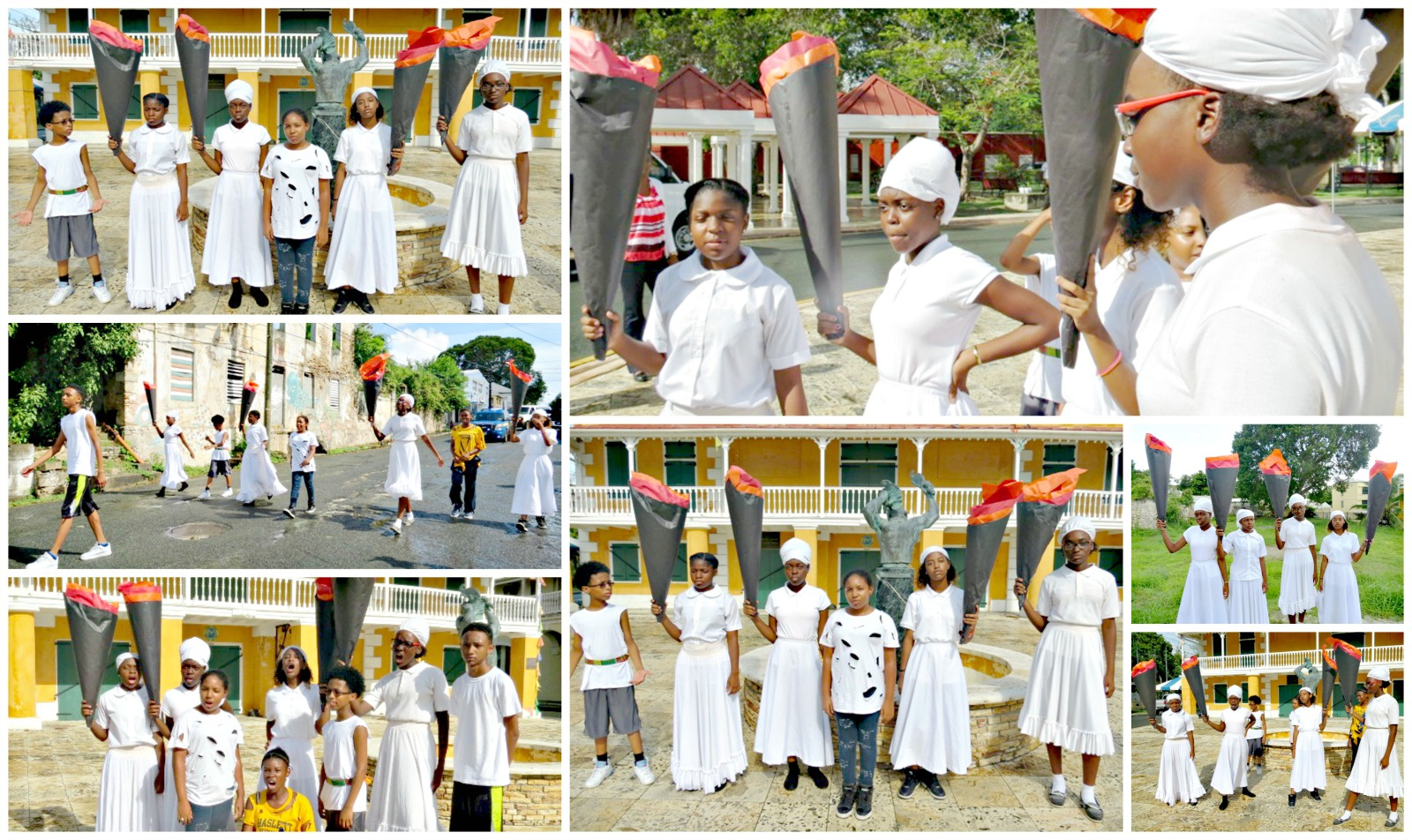 St. Croix Students Reenact 1878 Fireburn In Frederiksted
